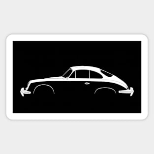 Porsche 356 SC Coupe Silhouette Magnet